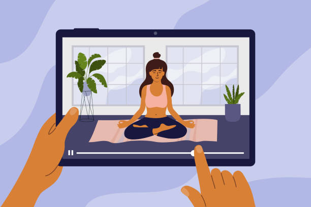 Online group yoga class at Rhythmic Yoga Studio